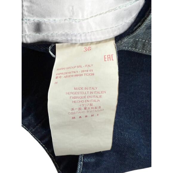 EUC $990 Marni Two Tone Denim Shift IT 36 US 0 - Picture 10 of 15